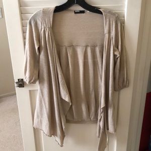 UO bdg beige cardigan